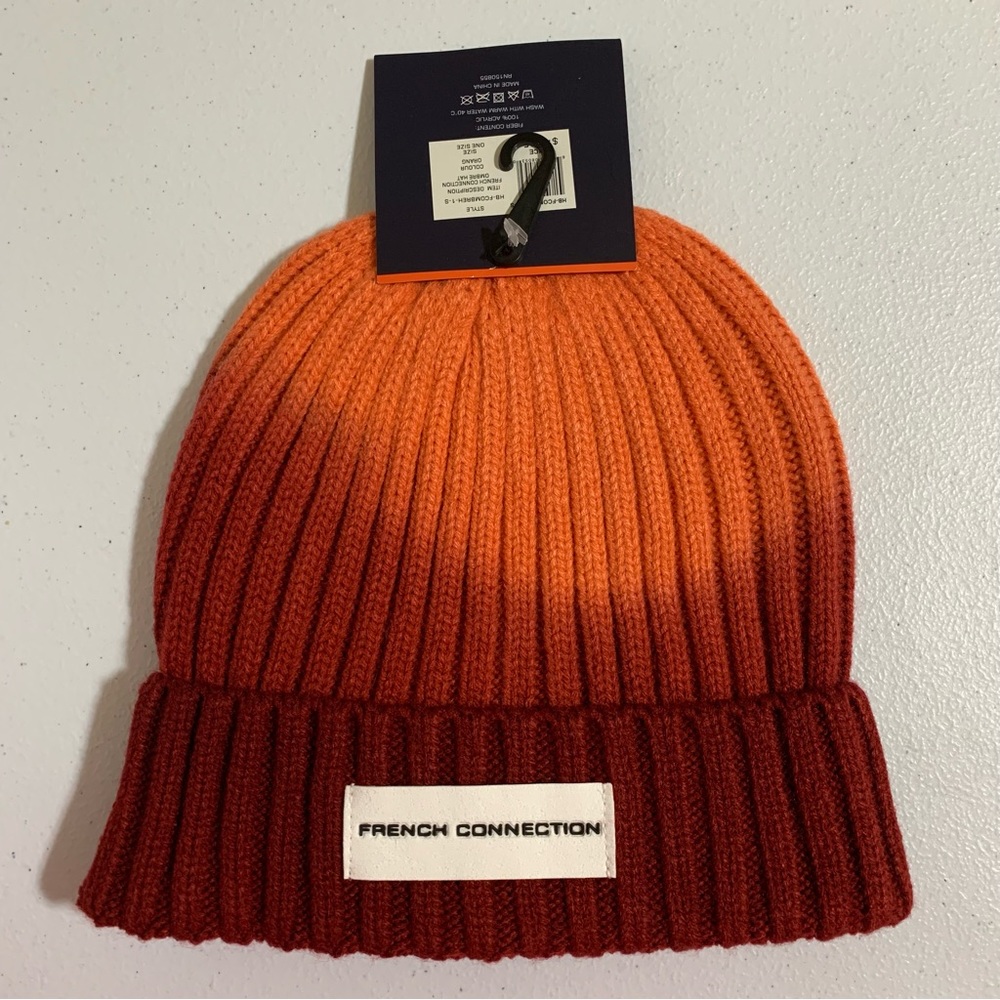 French Connection Ombré Beanie Hat-NWT